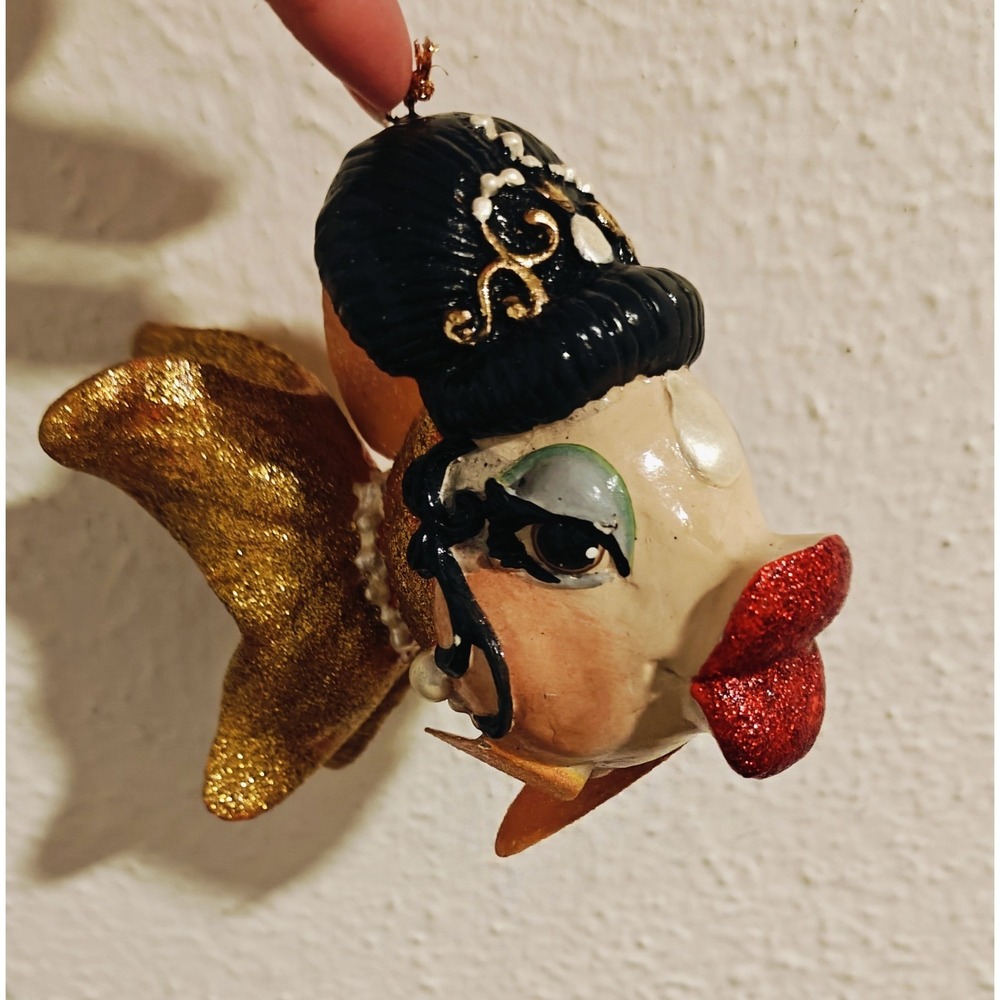 katherines Collection Colorful  Kissing Fish‎ Christmas Ornament